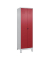 Spind Classic Plus lichtgrau, rubinrot 080610-20 S10001, 1 Schließfach 60,0 x 50,0 x 195,0 cm